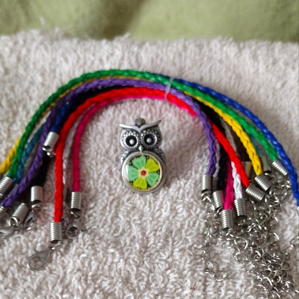 Magnabilities Owl Pendant Necklace